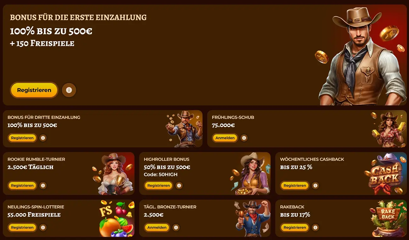 PlayJonny Casino Boni und Promotionen
